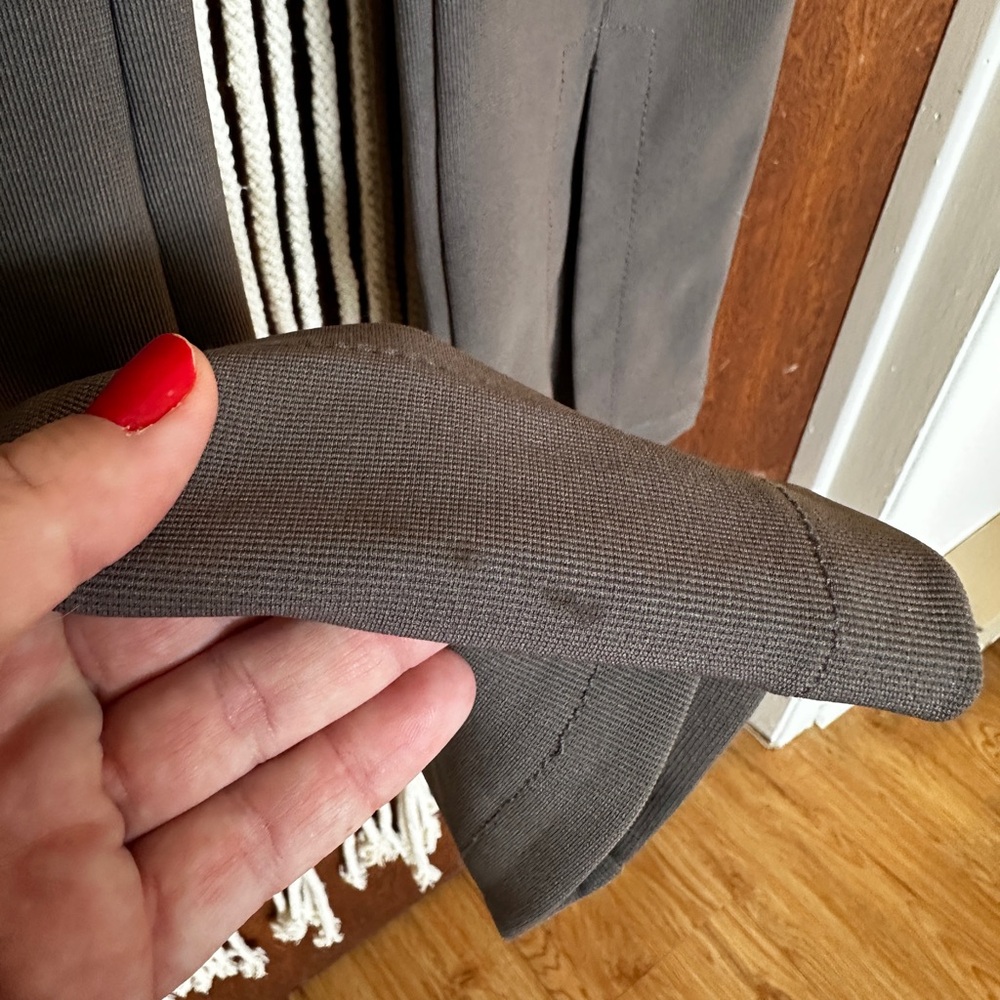 Zara Split-Hem Ribbed Pants - Picture 6 of 7